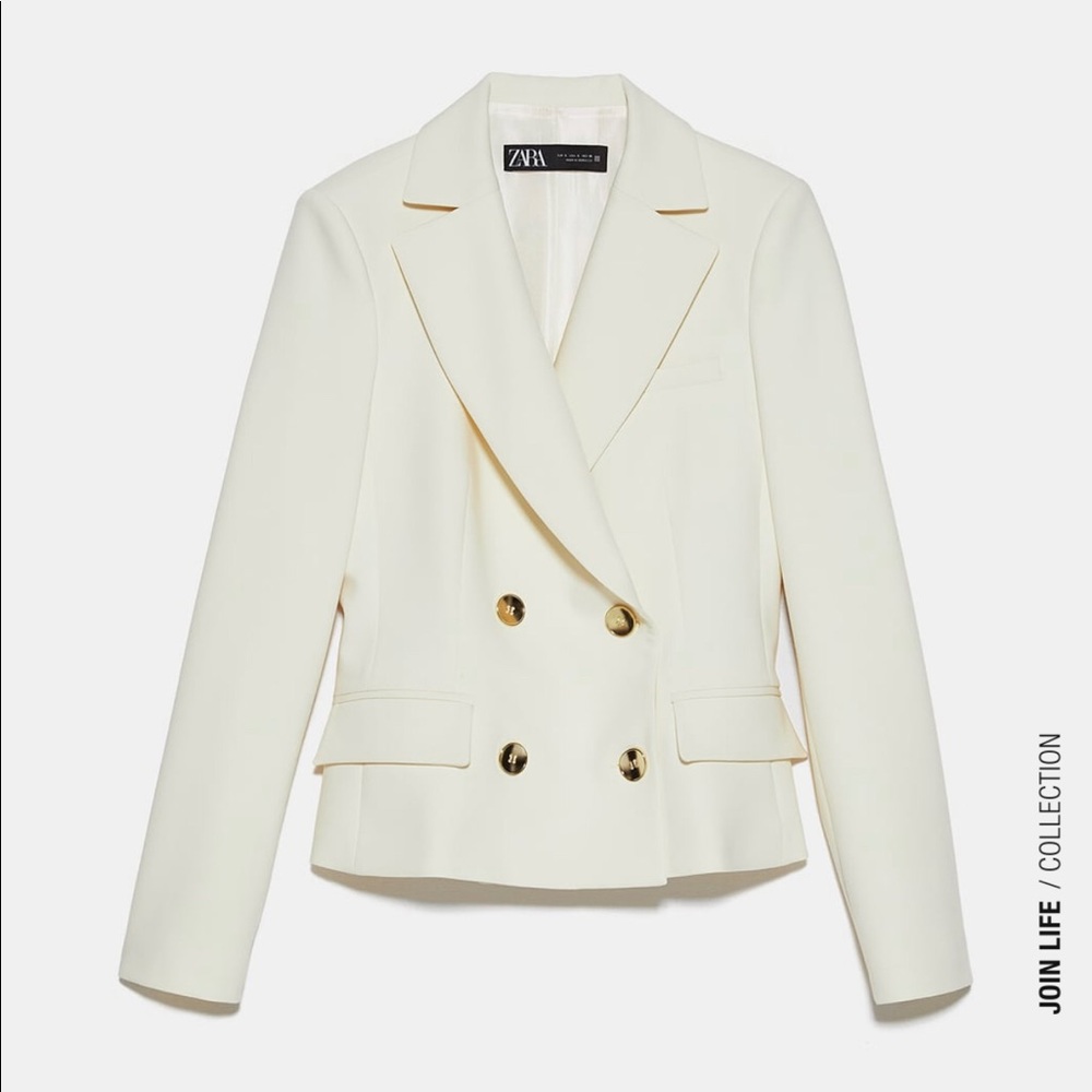 ZARA double breasted blazer jacket - NWT Attached